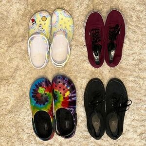 Crocks and Vans Set